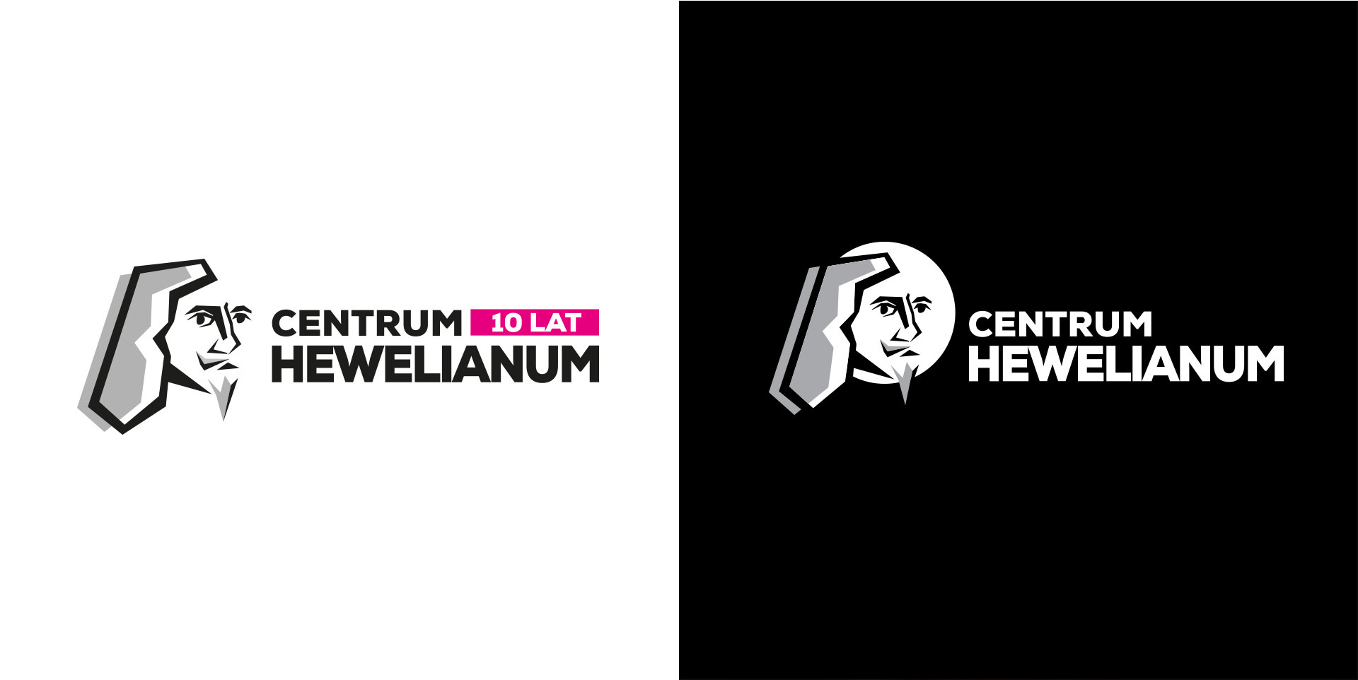 Centrum Hewelianum, logo, 10-lecie Centrum, projekt graficzny, materiały reklamowe