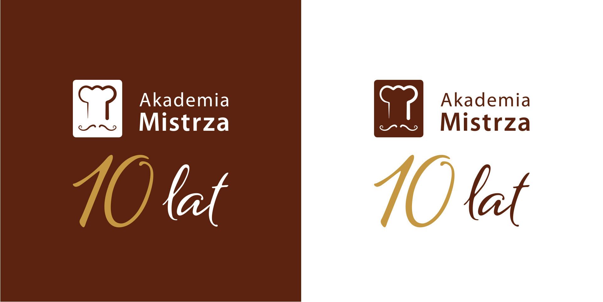 Akademia Mistrza - 10 lat, logo, rocznica Akademii Mistrza, realizacja, event, logo