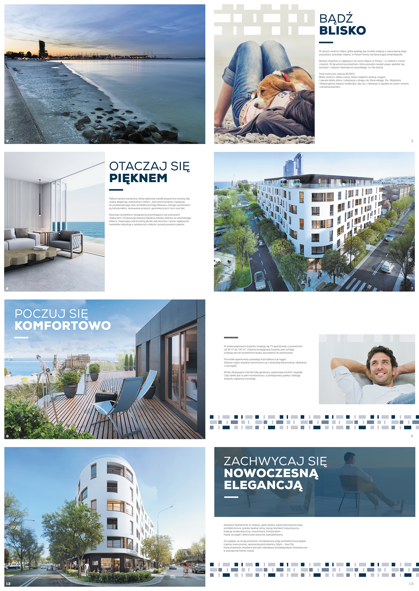 Awanport, AB Inwestor, Gdynia, logo, inwestycja apartamentowa, identyfikacja wizualna, kreacja, key visual, folder reklamowy